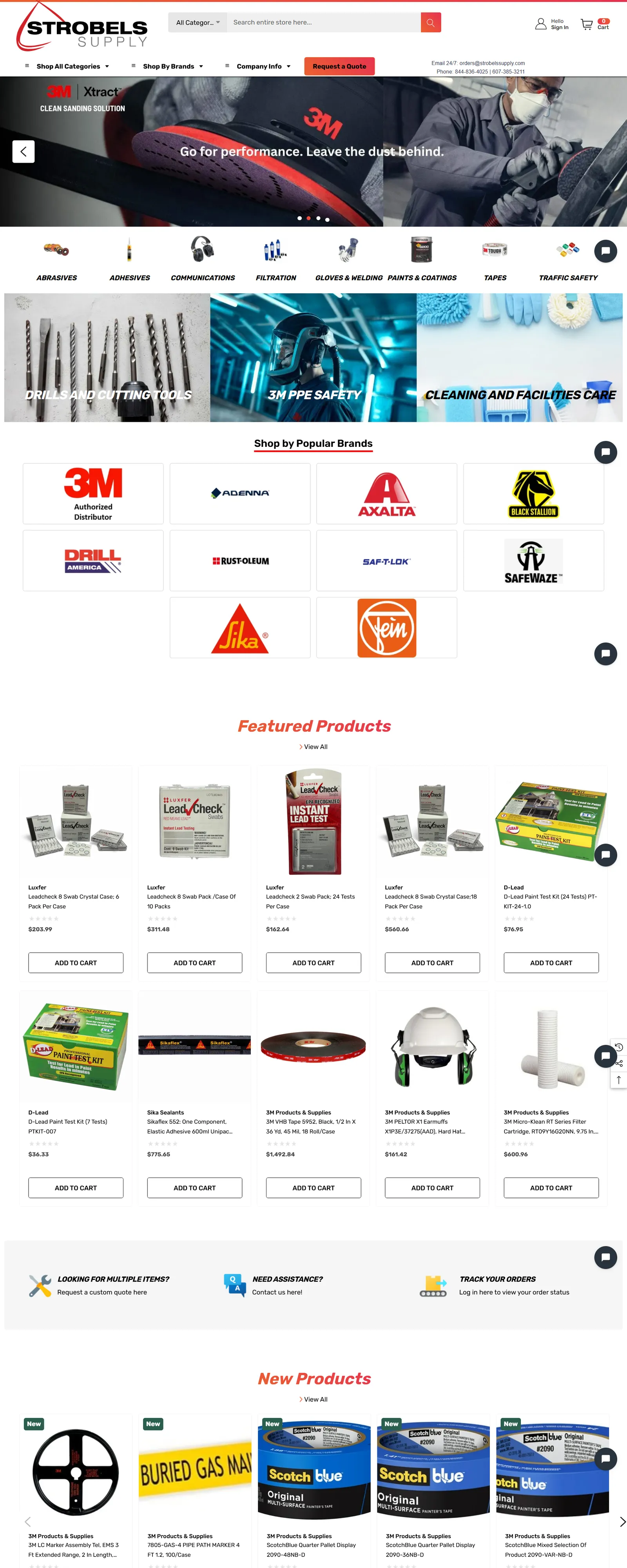 Strobels Supply BigCommerce